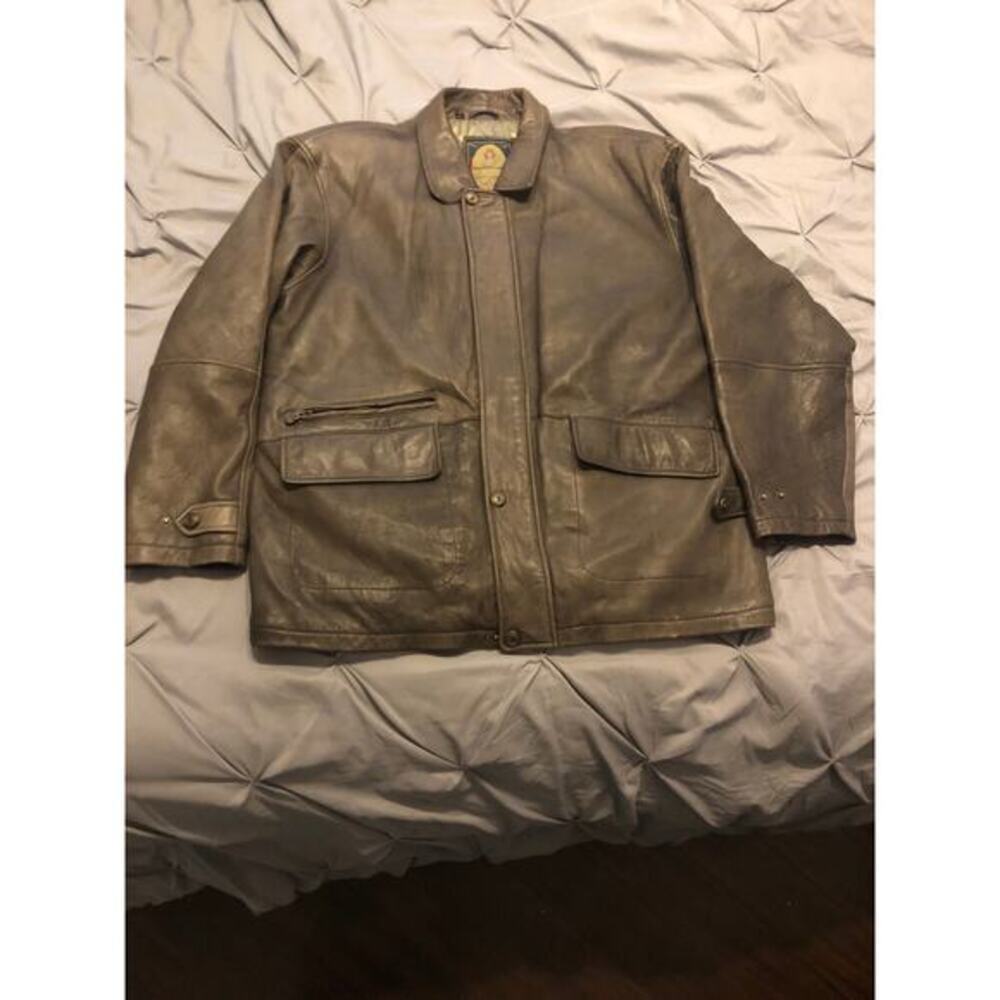 Members only leather jacket size XL